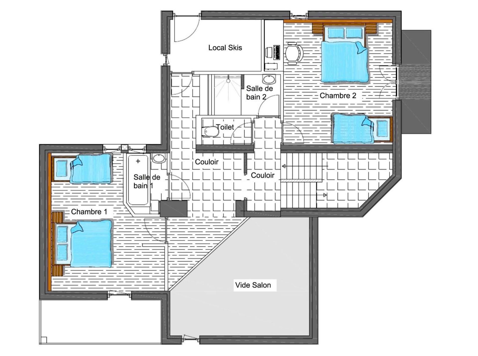 Chalet Rouge Ou Blanc Villard-Reculas 外观 照片