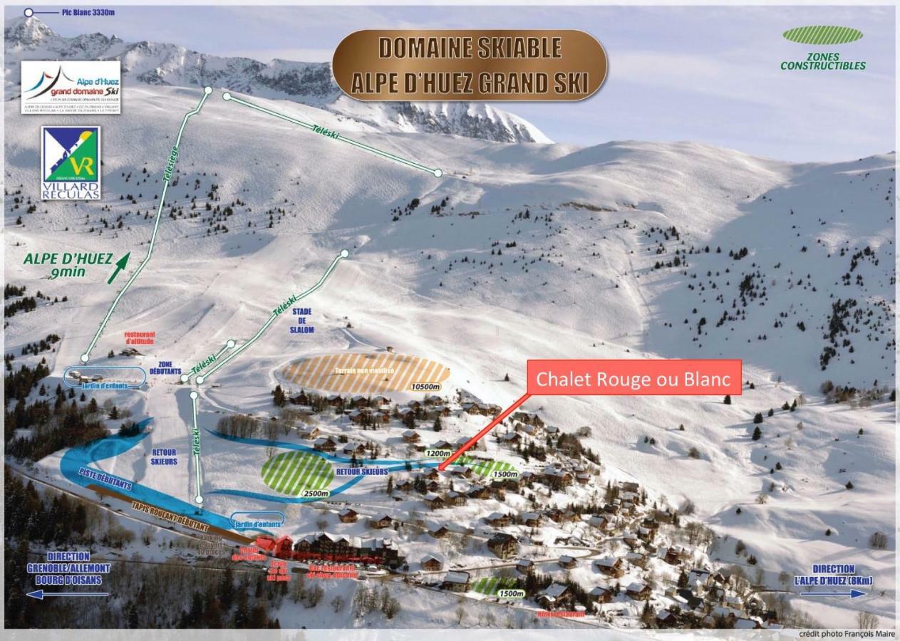 Chalet Rouge Ou Blanc Villard-Reculas 外观 照片